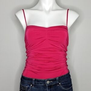 NWT Express pink body contour compression bodysuit XS